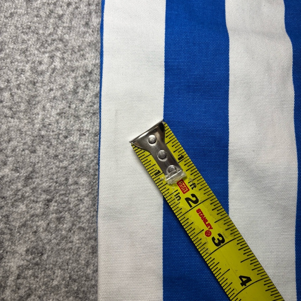 BDG Urban Outfitters Women’s Joey Straight Leg Jeans Size 24 Blue White Stripe - Picture 12 of 12